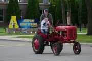 Michigan Seniors Arrive at School in Tractors and ATVs for Tractor Day