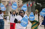 Mothers and Midwives Demand Clean Water in Maternity Wards at WHO Protest