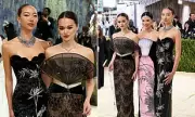 Murdoch heiresses Grace and Chloe stun in coordinated Ashi Studio gowns at Met Gala