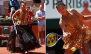 Naomi Osaka's French Win Overshadowed by Sparkly Eiffel Tower Dress