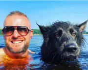 Nya the Therapy Dog: Bringing Smiles and Calm to Train Travelers