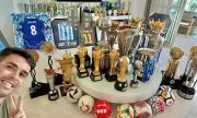 Oscar Reveals Trophy Collection After Heart Condition Retirement