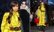 Paris Hilton Stuns with Brunette Look at Star-Studded GucciCore Show
