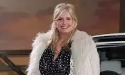 Penny Lancaster Stuns in Polka Dot Dress at Rivals Season 2 Premiere