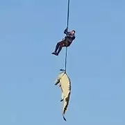 Police Diver Recovers 15-Foot Crocodile Suspected of Eating Missing Man