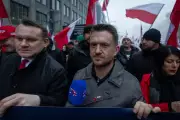 Polish MEP threatens to sue Starmer over UK entry ban for Tommy Robinson march
