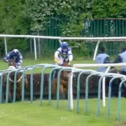 Racecourse Groundstaff Flee as Runners Charge Towards Them at Hereford