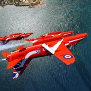 Red Arrows Stun with Jaw-Dropping Stunts Over Greece in Training