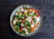 Roasted Butternut Pumpkin with Chickpeas and Tahini Mandarin Yoghurt Recipe