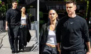 Romeo Beckham and Kim Turnbull Stroll Hand-in-Hand in NYC