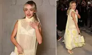 Sabrina Carpenter Stuns in Sheer Yellow Gown at Dior Cruise 2027 Show