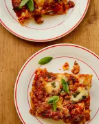 Seasonal Vegetable Lasagnes: Aubergine Arrabbiata and Ligurian Pesto