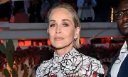Sharon Stone Stuns in Floral Lace Gown at Cannes Amid Brother's Death