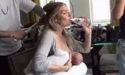 Sienna Miller Breastfeeds Newborn Backstage at Jimmy Fallon Show