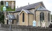 Somerset churchyard sculptures mistaken for sex toys by locals