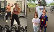 Spencer Matthews Shows Off Six-Pack on Gym Date with Pregnant Wife Vogue Williams
