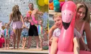 Stacey Solomon and Joe Swash Throw Epic Pool Party for Son Rex's 7th Birthday