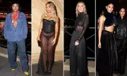 Tammy Hembrow Dares in Sheer Dress at Carla Zampatti Show