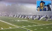 Tennessee Graduates Drenched in Torrential Rain at Outdoor Ceremony