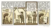 Tom Gauld Imagines Chaucer's First Unboxing Video in Cartoon