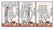 Tom Gauld's Cartoon Pokes Fun at Kids' Reading Habits