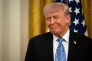Trump Jokes About Staying in Office for 8 or 9 Years at Summit