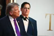Trump Jokes Mark Cuban 'Made a Big Mistake' Backing Harris at Healthcare Event