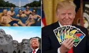 Trump Posts AI Image of Himself Shirtless in Reflecting Pool with Bikini-Clad Woman