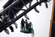 UFC Cage Construction Begins at White House for Trump Birthday Event