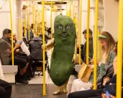UK's First Jewish Culture Month Launches with Giant Pickle Stunt