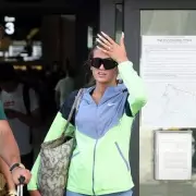 Venezuela Fury Returns from Honeymoon with Bloody Socks at Airport