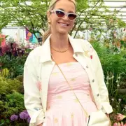 Vogue Williams Praises 'Gorgeous' Chelsea Flower Show Dress with Pockets