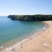 Welsh Beach Dubbed 'UK's Caribbean' with Turquoise Waters and Golden Sands