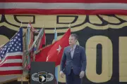Wind Disrupts Pete Hegseth Speech at Kentucky Military Event