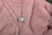Woman grieving son and father finds 3.09 carat diamond at Arkansas park