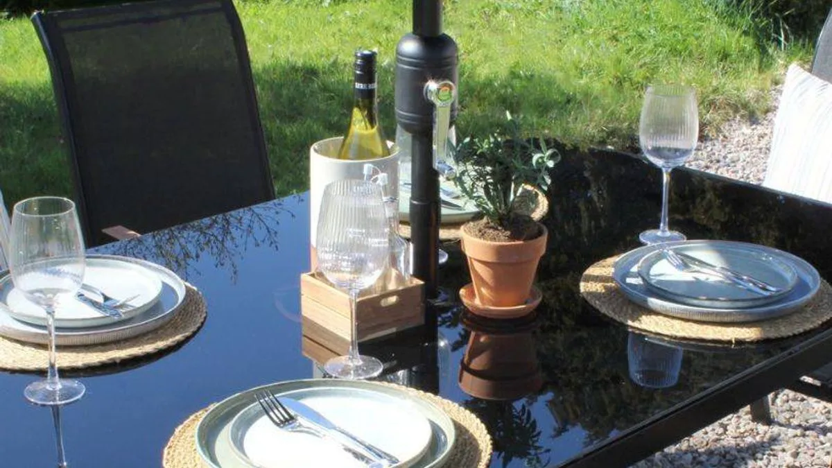 Garden Dining Set with £100 Off Ideal for Summer Entertaining