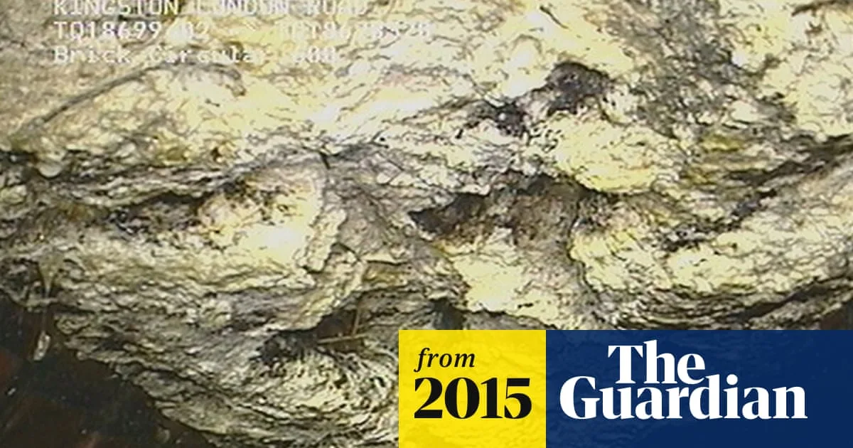 10-Tonne Fatberg Removed From West London Sewer