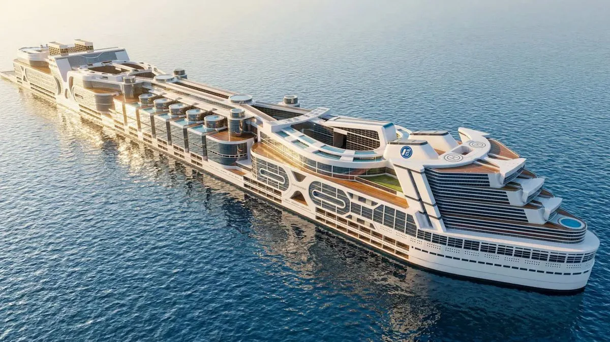 £12bn Floating City 'Freedom Ship' to House 80,000 People