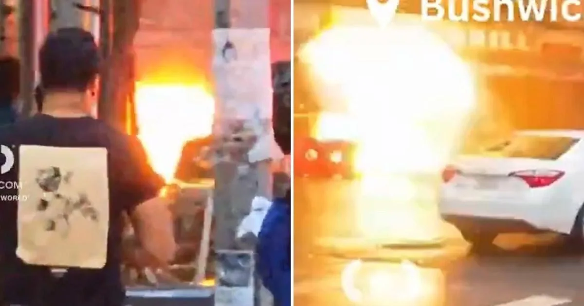Manhole Explosions Shoot 15ft Flames in Brooklyn as Pedestrians Flee