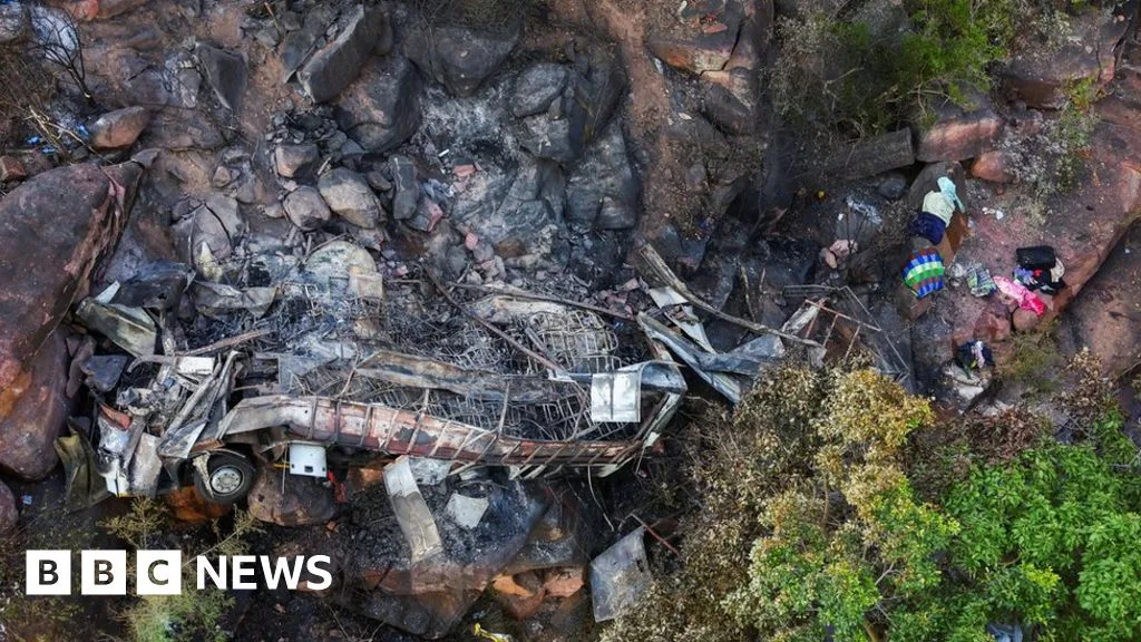 45 Killed in South Africa Bus Plunge Tragedy