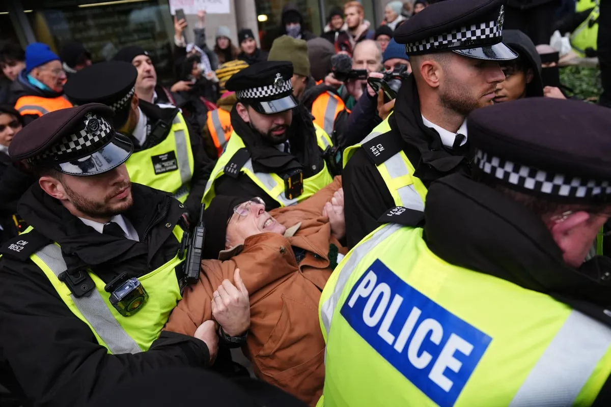 47 Arrested in London Protest Supporting Banned Palestine Action