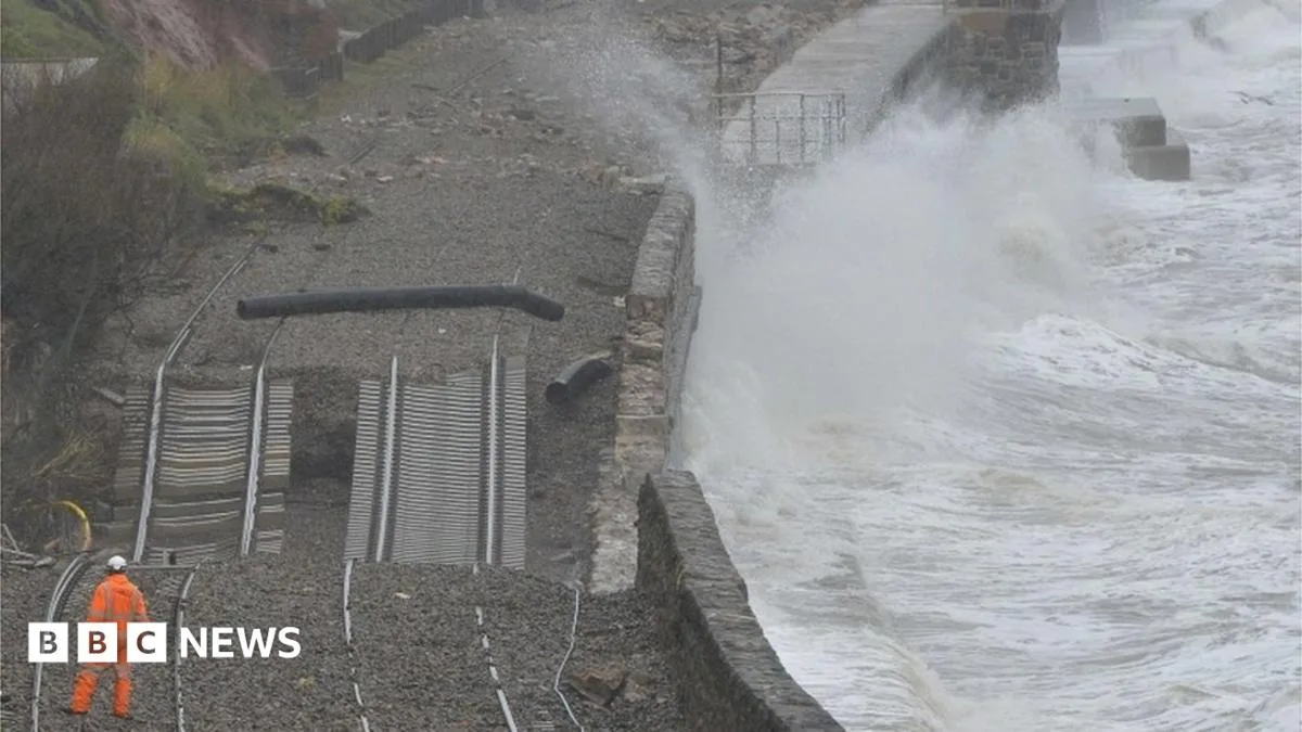 Passengers Abandon Train After Waves Hit Devon Track