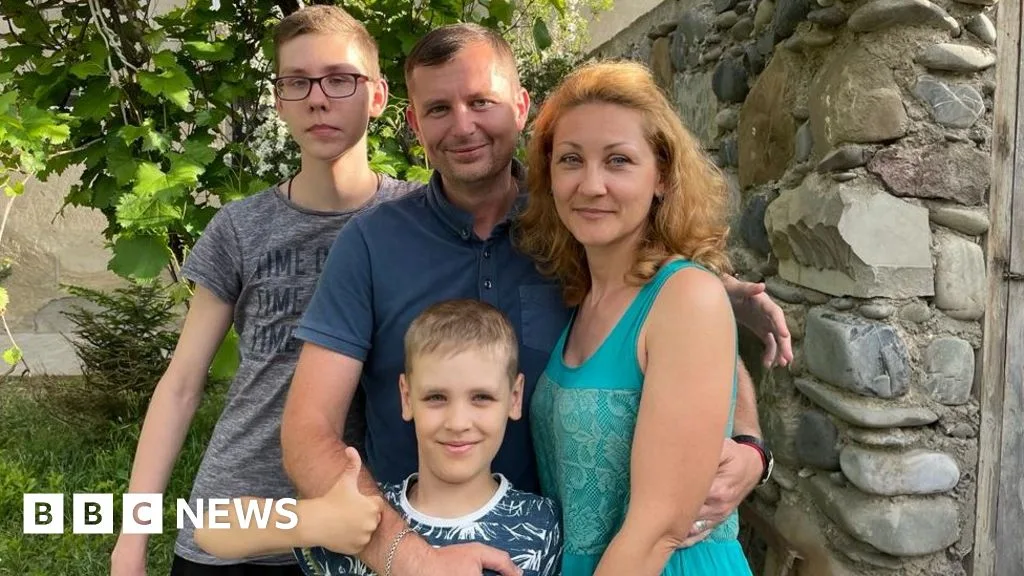 Ukrainian Families Risk Escape Through Russia to Georgia