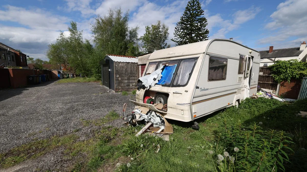 Resident's Two-Year Ordeal Over Abandoned Caravan in Garden