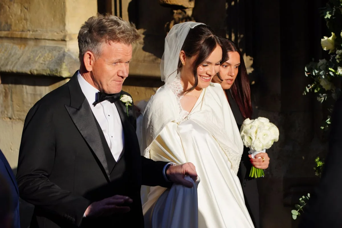 Adam Peaty Weds Holly Ramsay With Son George As Groomsman