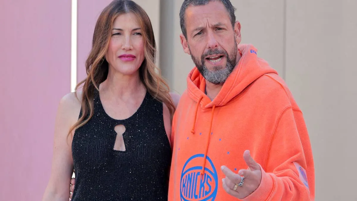 Adam Sandler criticised for 'embarrassing' outfit at wife's film premiere