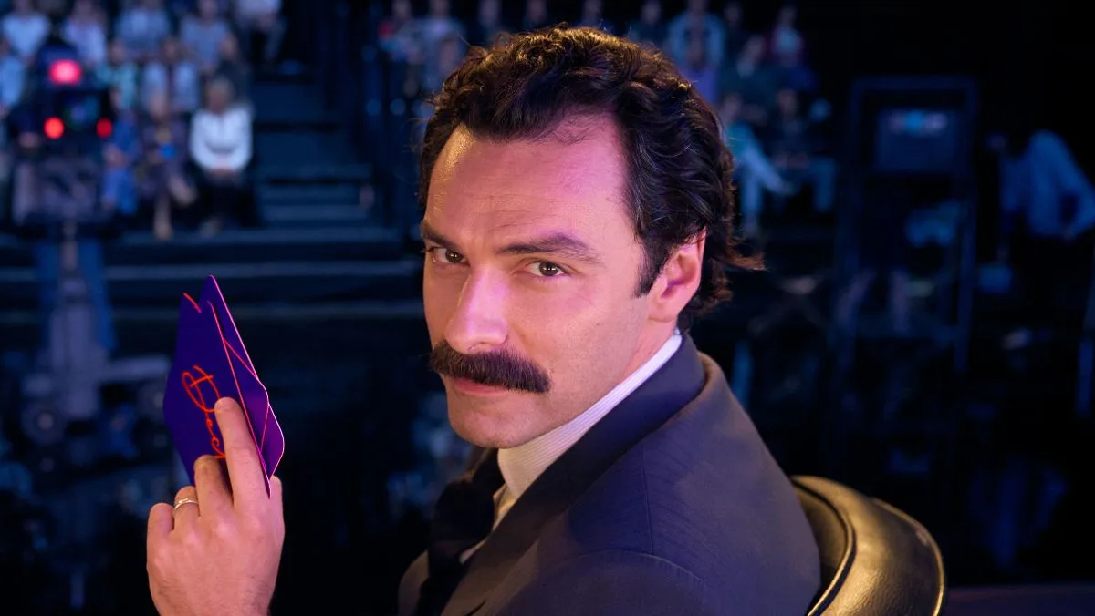 Aidan Turner on Rivals Moustache Voice Change