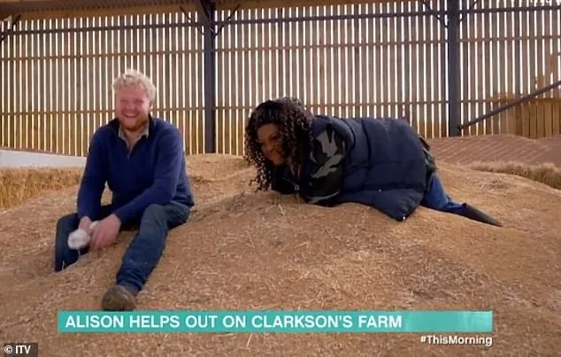 Alison Hammond Faceplants in Hay While Exploring Jeremy Clarkson's Farm on This Morning