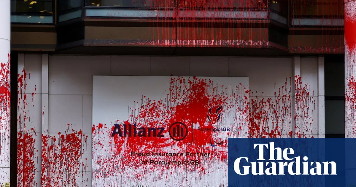 Allianz Sues Six Over Palestine Action Protests for £300k