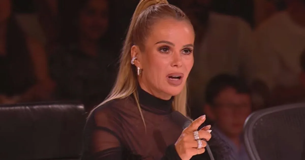Amanda Holden Dazzles in Sheer BGT Semi-Final Outfit
